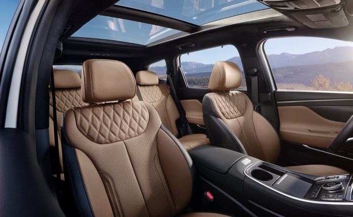 Hyundai santa fe 2025 interior