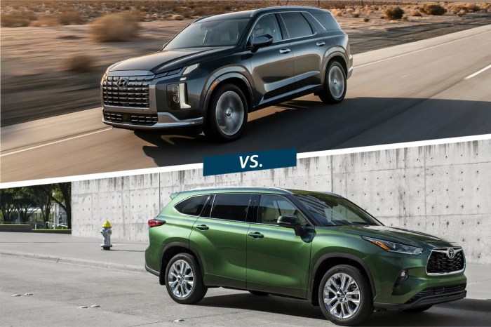 2024 hyundai palisade vs 2024 toyota grand highlander