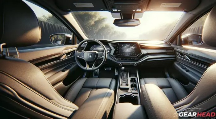 2025 honda crv interior