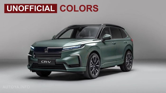 2025 honda crv colors